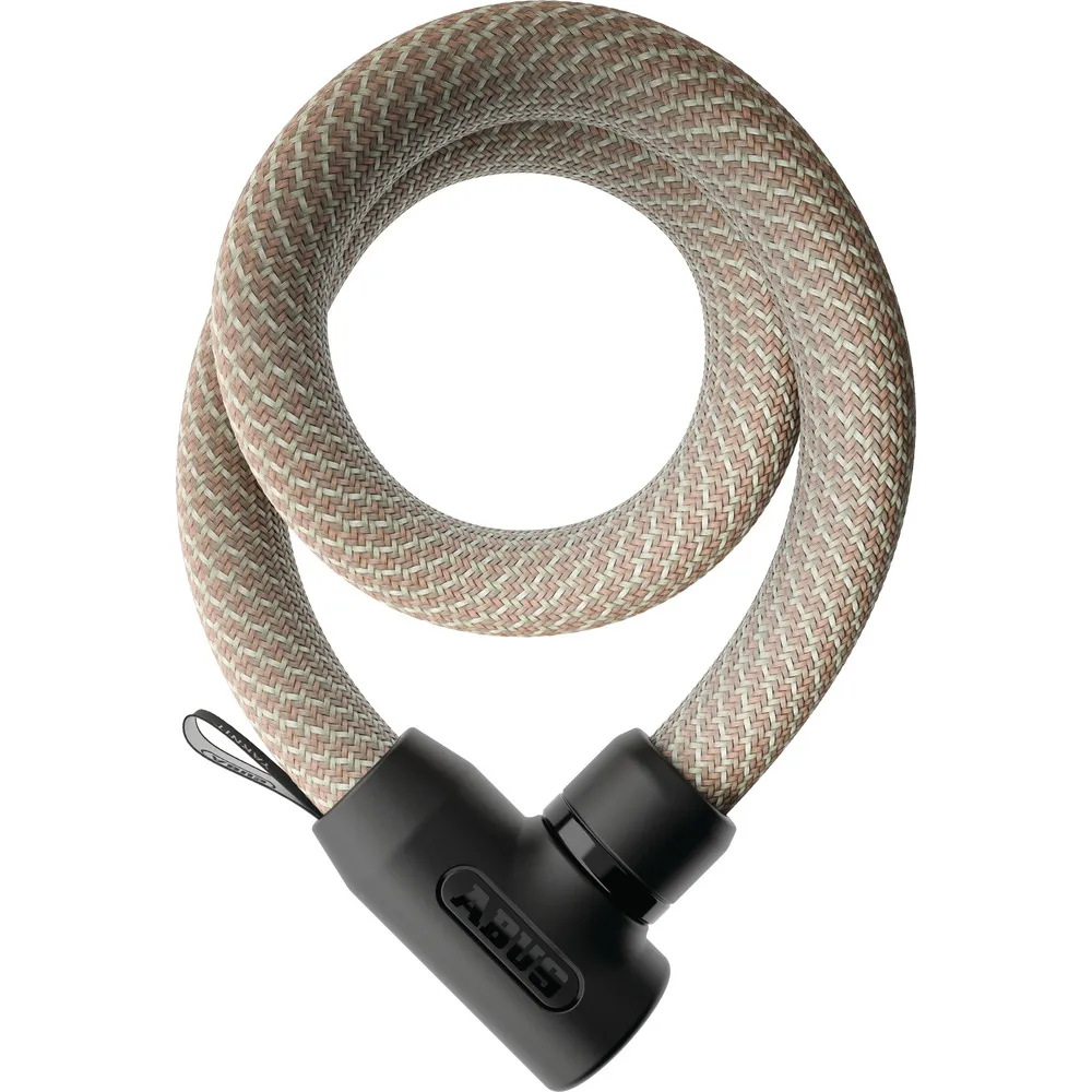uPRISE Bikes Abus Yarnit 4004K/110 Keyed Cable Lock - Sand Stone | Price match, 365 day return s, 18-Month Warranty, Finance Available & Free UK Delivery