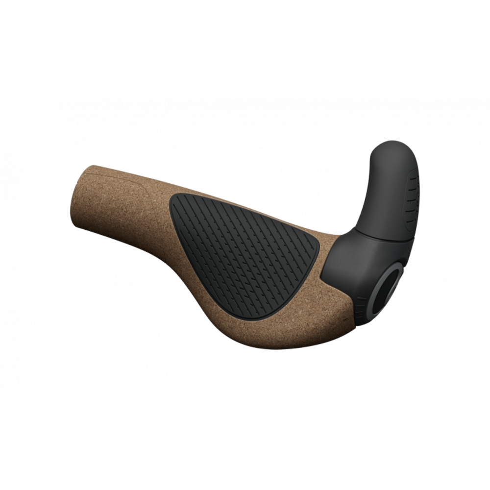 uPRISE Bikes Ergon GP2 EVO Biokork Comfort Grips - Brown/Black | Price match, 365 day returns, 18-Month Warranty, Finance Available & Free UK Delivery