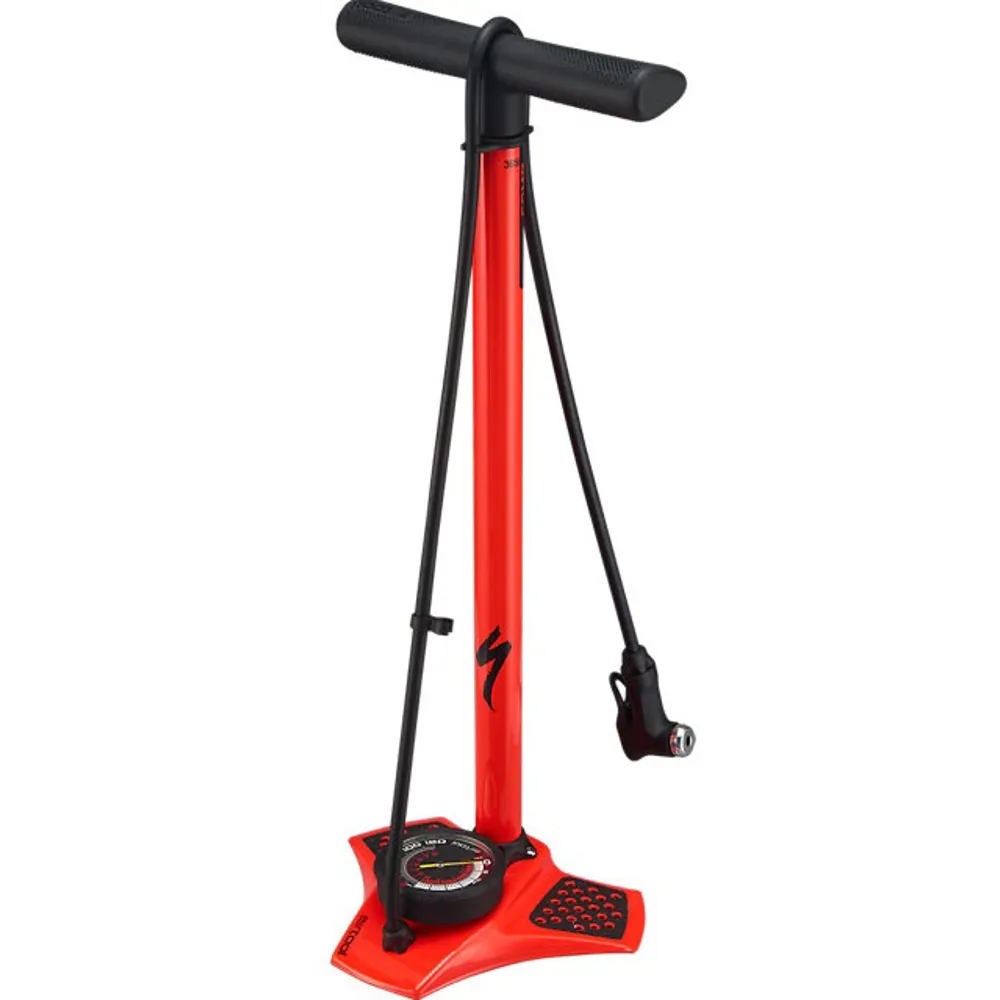 uPRISE Bikes Specialized Air Tool Comp V2 Floor Pump - Red | Price match, 365 day return s, 18-Month Warranty, Finance Available & Free UK Delivery
