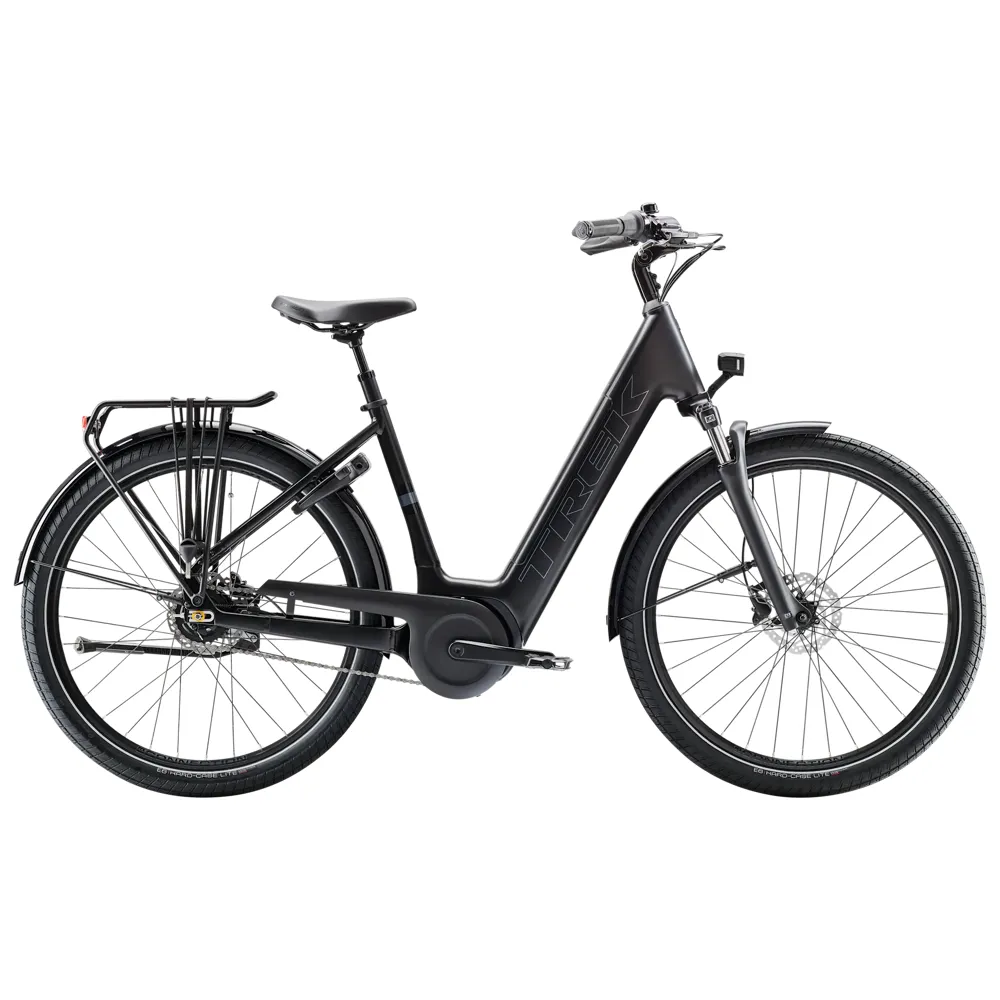 uPRISE Bikes Trek District+ 4 400wh Coaster Low Step Electric Bike - | Price match, 365 day return s, 18-Month Warranty, Finance Available & Free UK Delivery