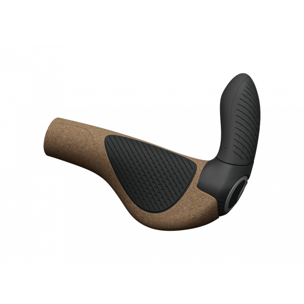uPRISE Bikes Ergon GP3 EVO Biokork Comfort Grips - Brown/Black | Price match, 365 day returns, 18-Month Warranty, Finance Available & Free UK Delivery