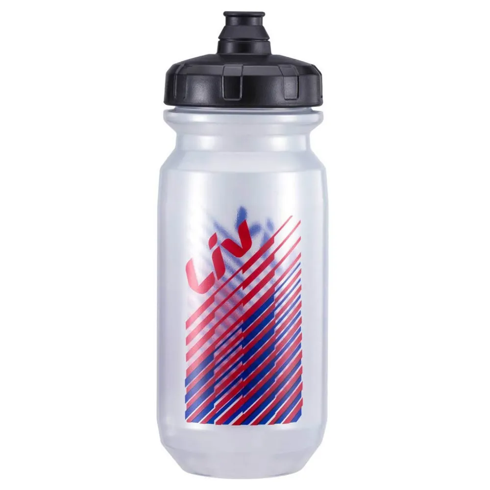 uPRISE Bikes Liv Pour Fast Dualflow Womens Water Bottle - White/Purple/Blue - 600ml | Price match, 365 day return s, 18-Month Warranty, Finance Available & Free UK Delivery
