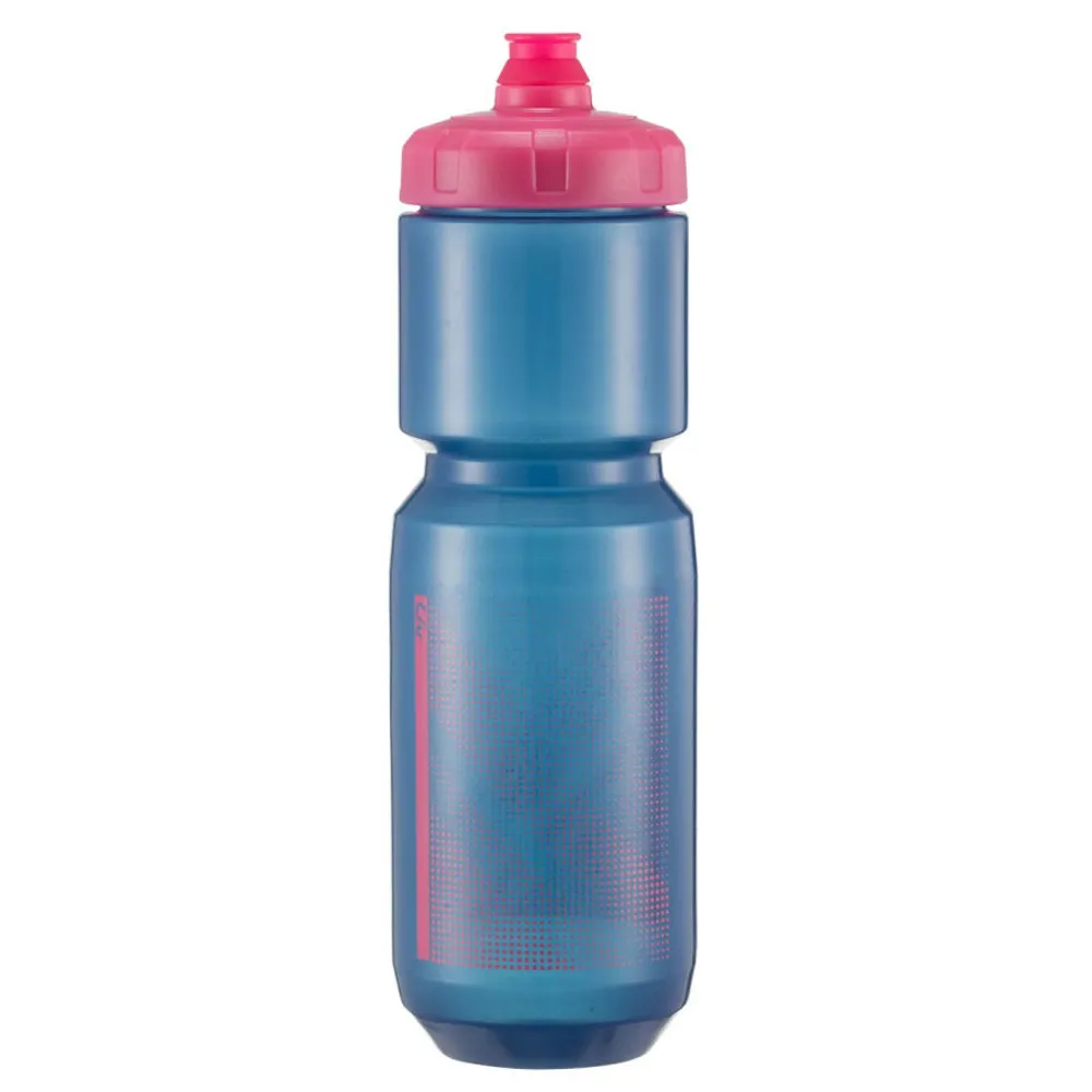 uPRISE Bikes Liv Doublespring Trasparent Water Bottle - Blue/Pink | Price match, 365 day return s, 18-Month Warranty, Finance Available & Free UK Delivery