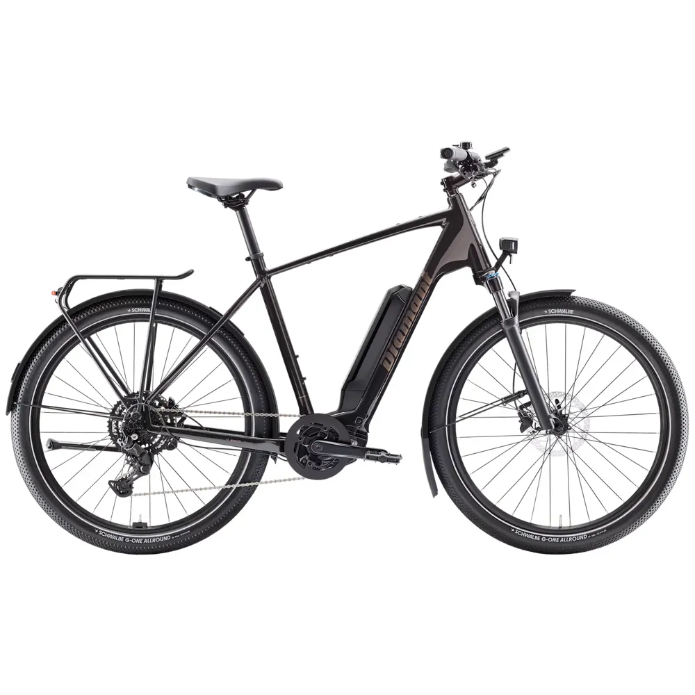 uPRISE Bikes Diamant Zing Trip Core Step-Over 400wh 2025 Electric Hybrid Bike - Black | Price match, 365 day return s, 18-Month Warranty, Finance Available & Free UK Delivery