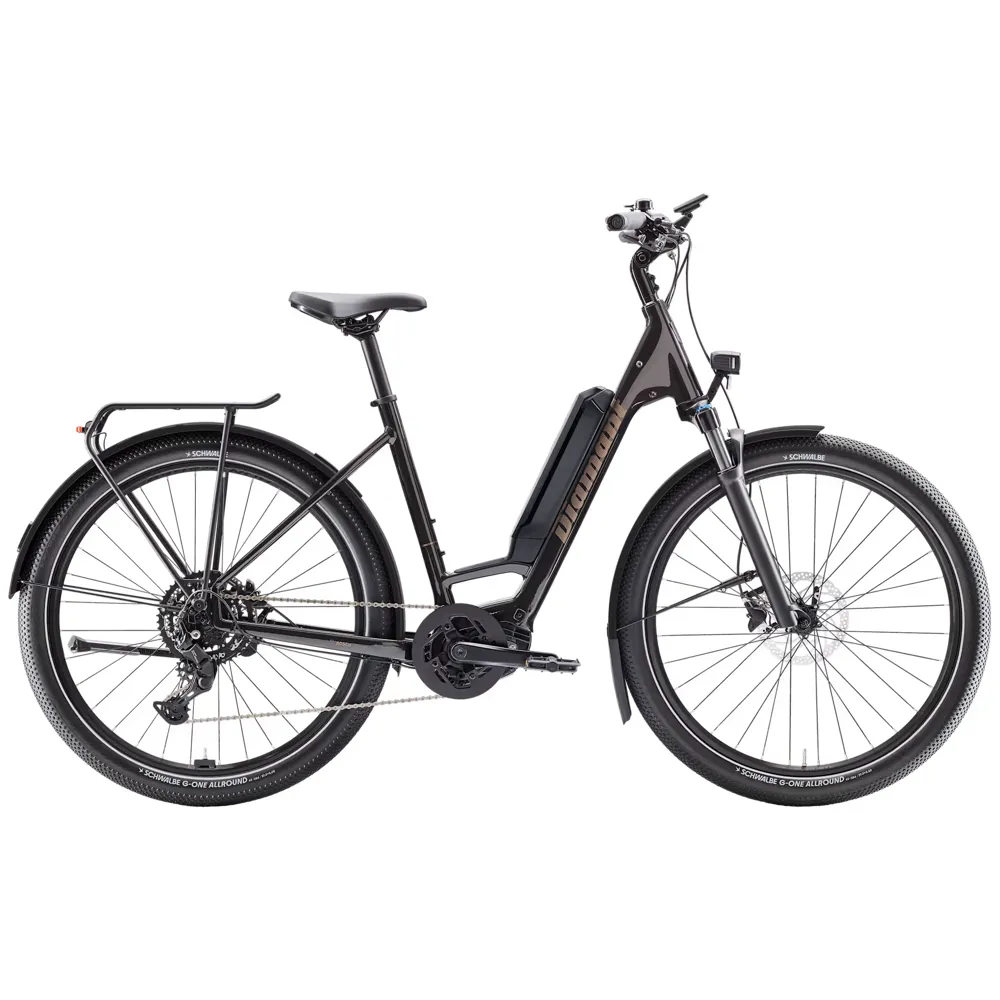 uPRISE Bikes Diamant Zing Trip Core Low-Step 400wh 2025 Electric Hybrid Bike - Black | Price match, 365 day return s, 18-Month Warranty, Finance Available & Free UK Delivery