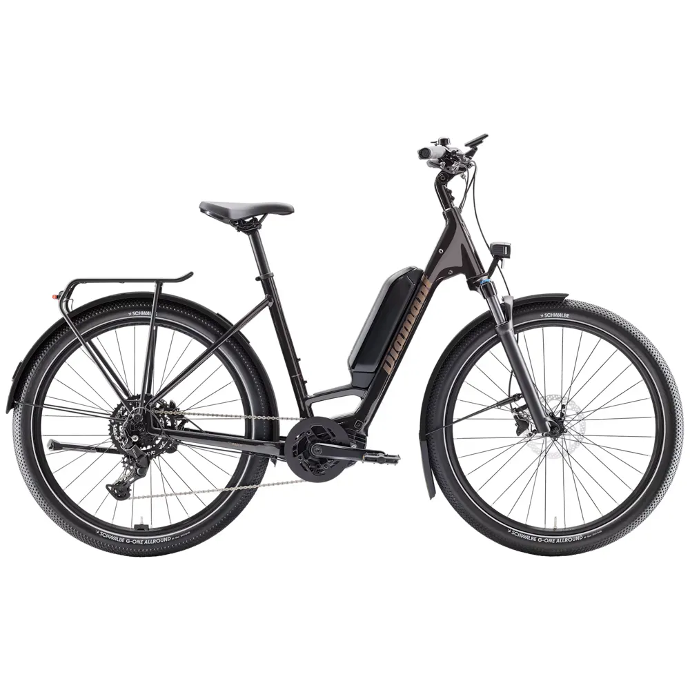 uPRISE Bikes Diamant Zing Trip Core Low-Step 545wh 2025 Electric Hybrid Bike - Black | Price match, 365 day return s, 18-Month Warranty, Finance Available & Free UK Delivery
