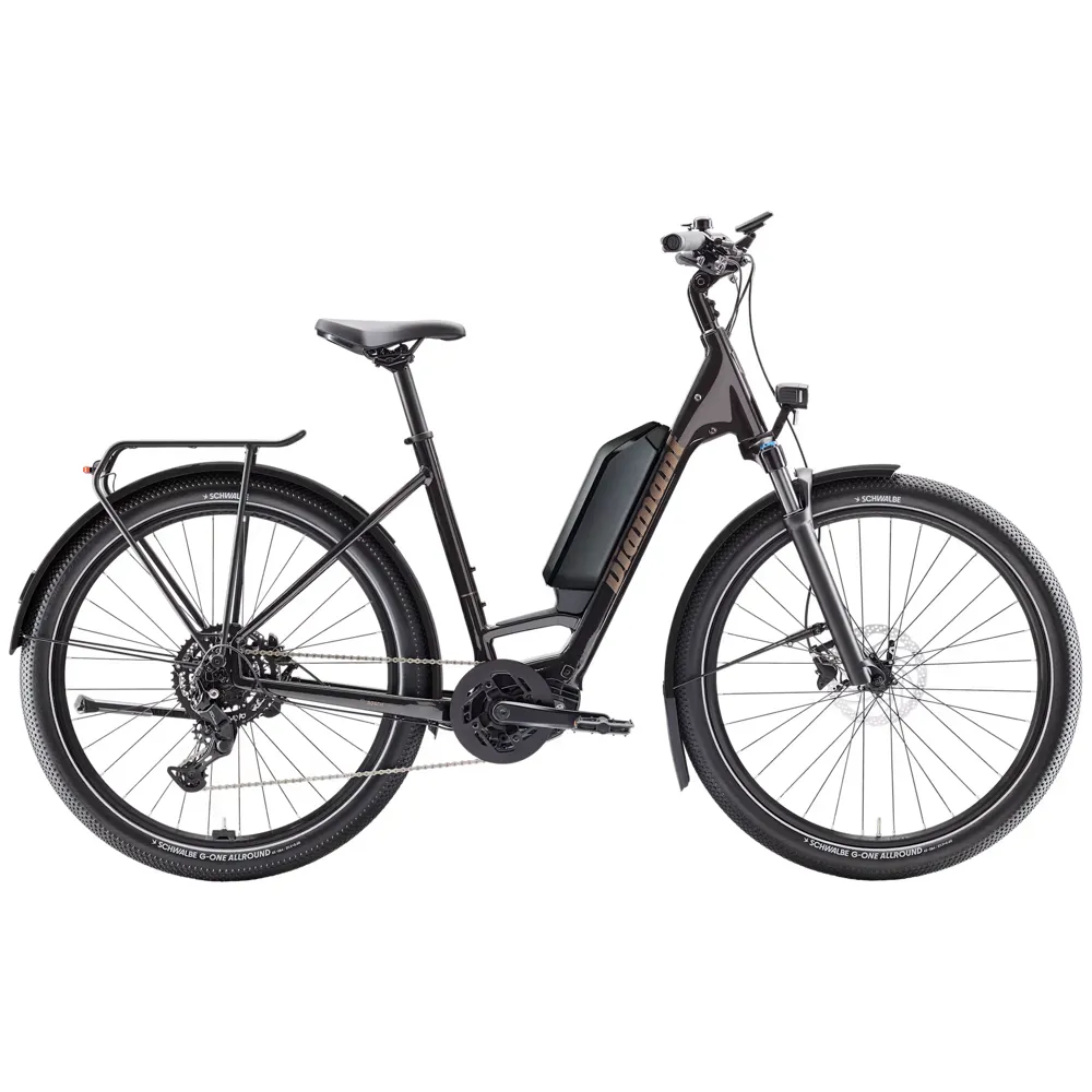 uPRISE Bikes Diamant Zing Trip Core Low-Step 800wh 2025 Electric Hybrid Bike - Black | Price match, 365 day return s, 18-Month Warranty, Finance Available & Free UK Delivery