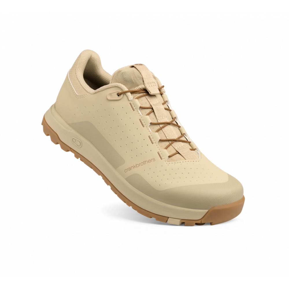 uPRISE Bikes Crank Brothers Mallet Trail Speed Lace MTB Clipped Shoes - Tan | Price match, 365 day return s, 18-Month Warranty, Finance Available & Free UK Delivery