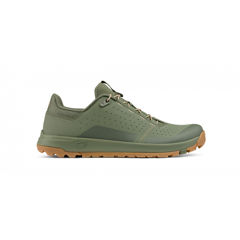 Crank Brothers Stamp Trail Speed Lace Flat MTB Shoes - Green-1