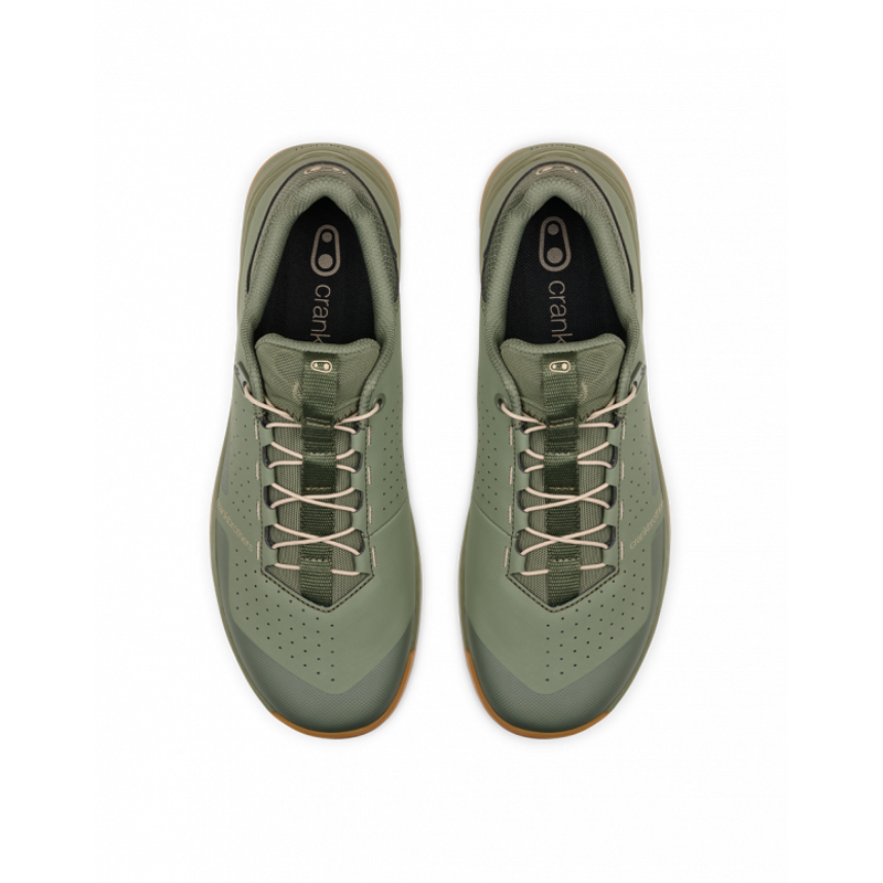 Crank Brothers Stamp Trail Speed Lace Flat MTB Shoes - Green-4