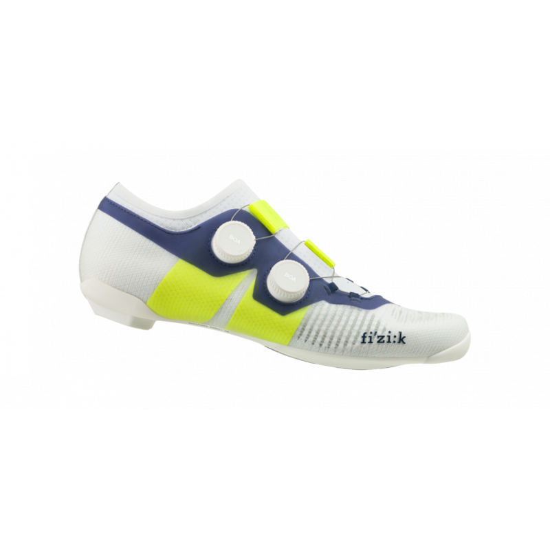 Fizik Vento Vega Carbon Road Shoes - White/Blue-4