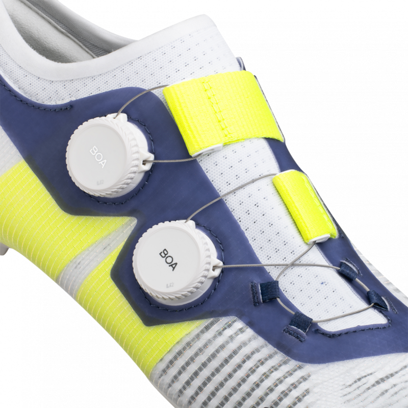 Fizik Vento Vega Carbon Road Shoes - White/Blue-7