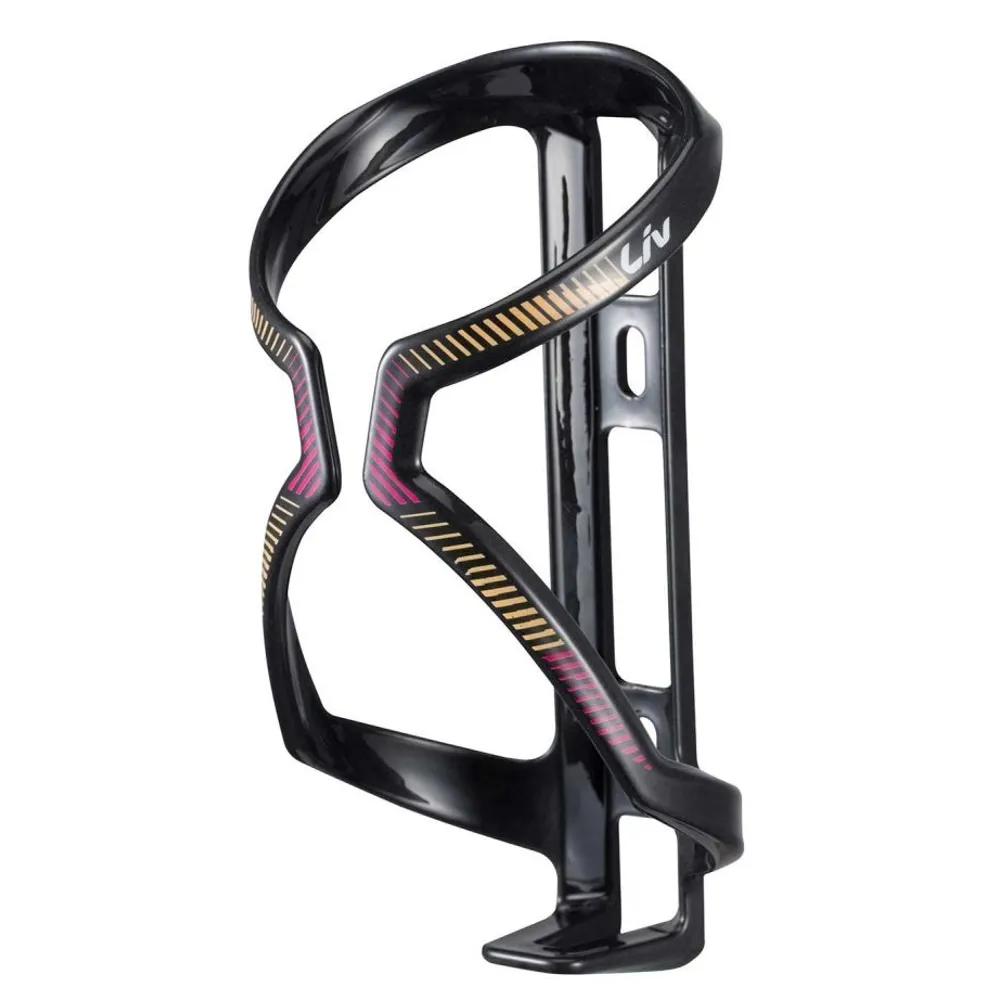 uPRISE Bikes Liv Airway Composite Womens Water Bottle Cage / Holder - Black/Purple | Price match, 365 day return s, 18-Month Warranty, Finance Available & Free UK Delivery