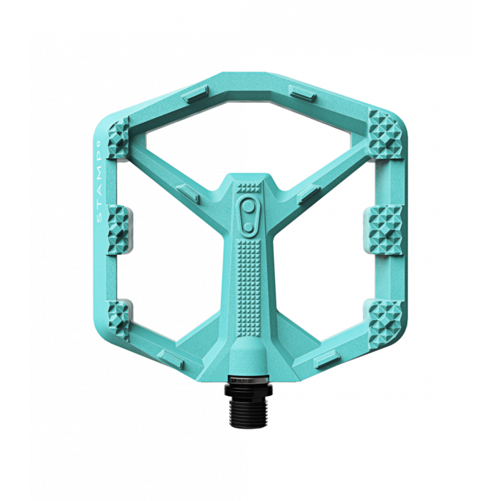 uPRISE Bikes Crank Brothers Stamp 0 MTB Flat Pedals - Turquoise | Price match, 365 day return s, 18-Month Warranty, Finance Available & Free UK Delivery