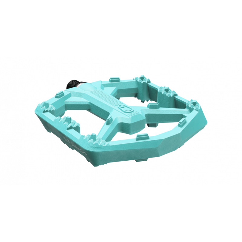 Crank Brothers Stamp 0 MTB Flat Pedals - Turquoise-1