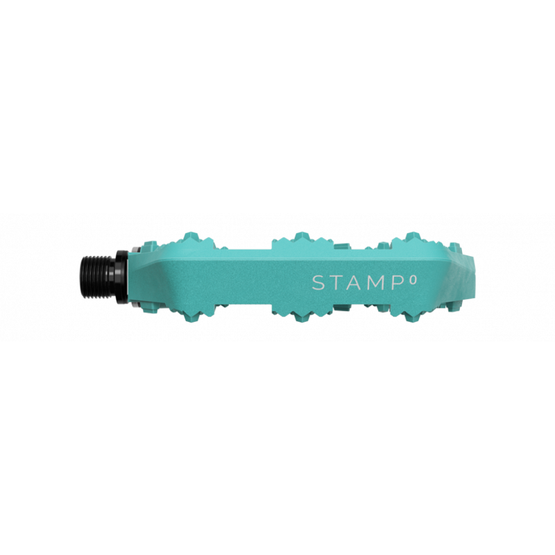 Crank Brothers Stamp 0 MTB Flat Pedals - Turquoise-2