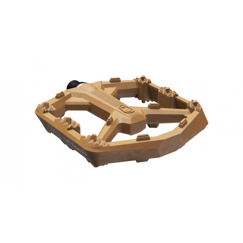 Crank Brothers Stamp 0 MTB Flat Pedals - Brown-1