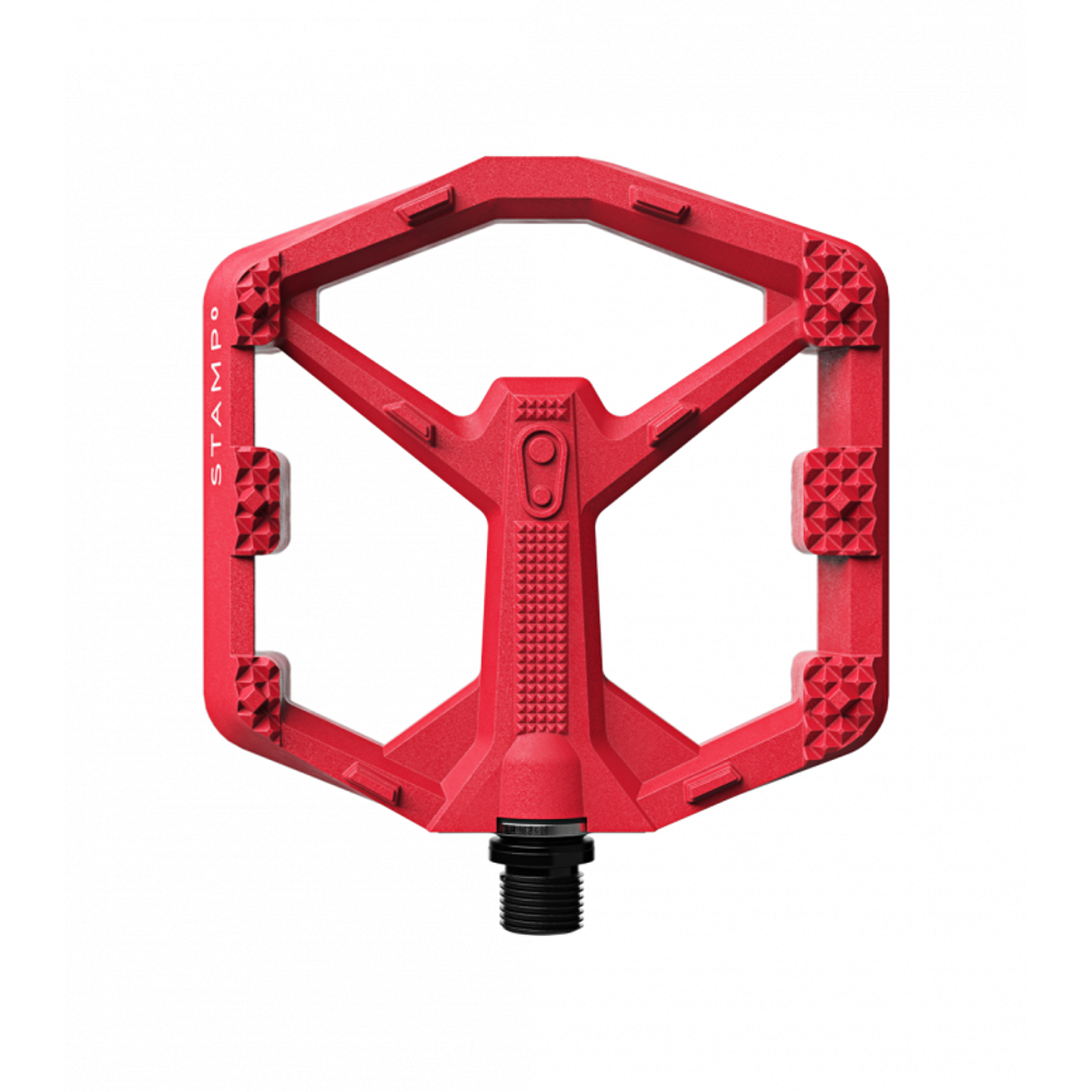 uPRISE Bikes Crank Brothers Stamp 0 MTB Flat Pedals - Red | Price match, 365 day return s, 18-Month Warranty, Finance Available & Free UK Delivery