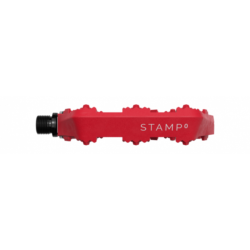 Crank Brothers Stamp 0 MTB Flat Pedals - Red-2