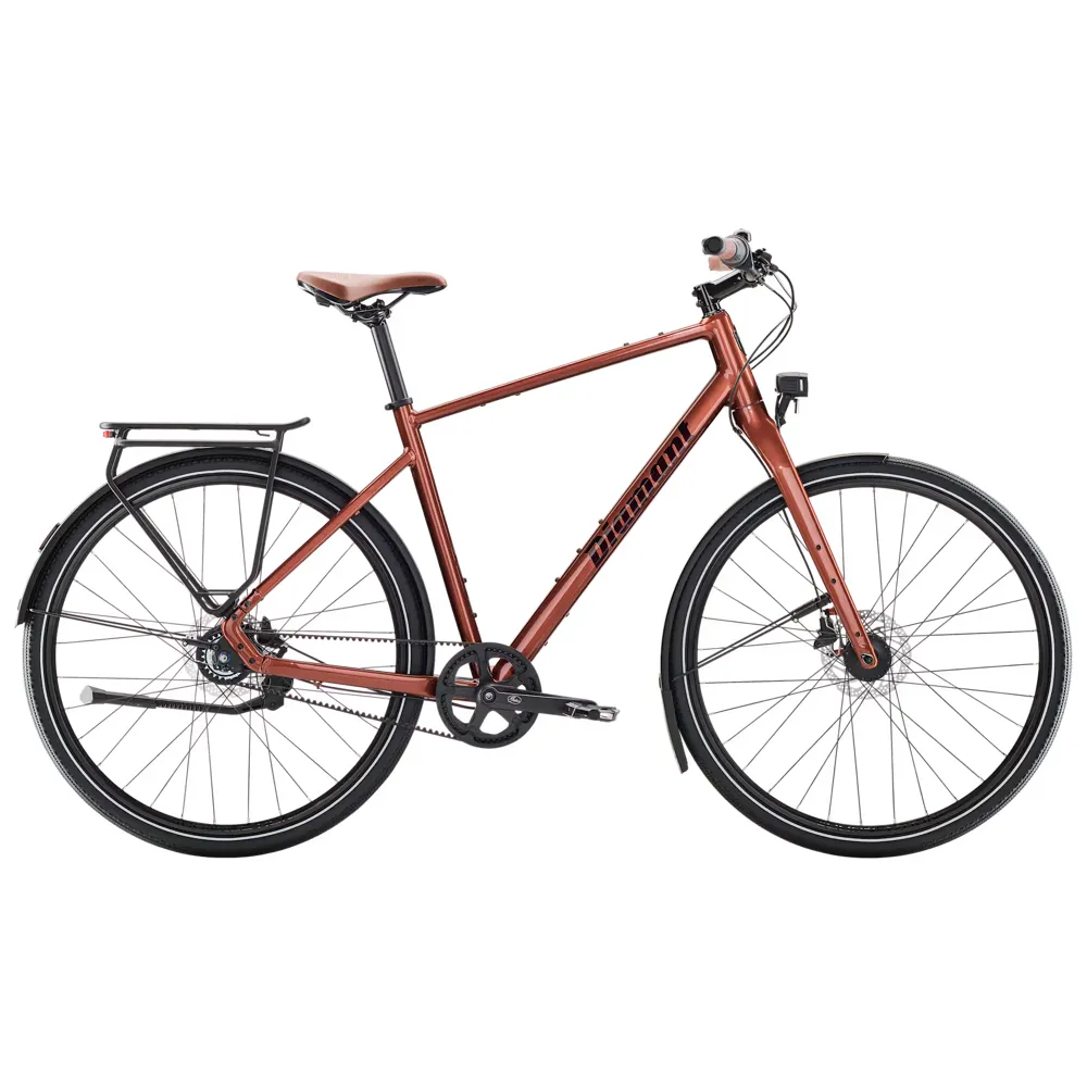 uPRISE Bikes Diamant Mahon Style Plus Step-Over 2025 Hybrid Bike - Bronzite | Price match, 365 day return s, 18-Month Warranty, Finance Available & Free UK Delivery