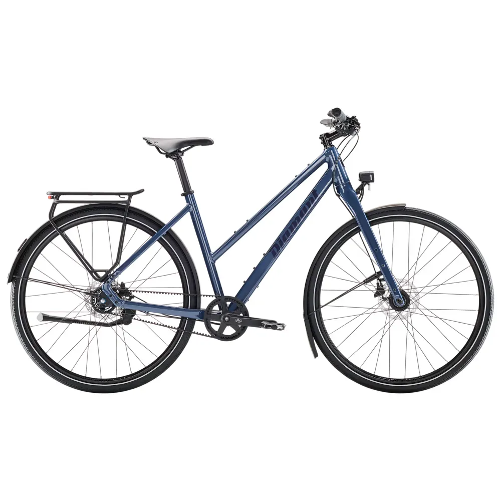 uPRISE Bikes Diamant Mahon Style Pro Mid-Step 2025 Hybrid Bike - Blue | Price match, 365 day return s, 18-Month Warranty, Finance Available & Free UK Delivery