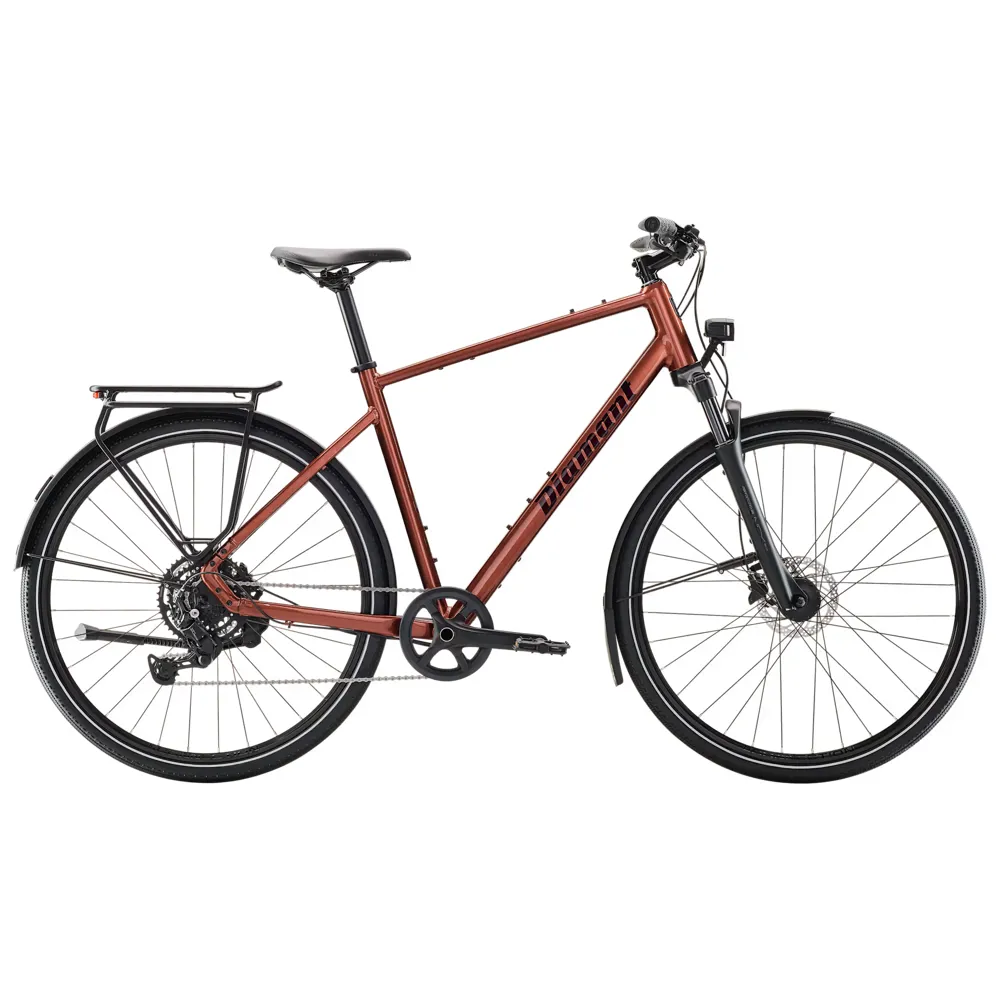 uPRISE Bikes Diamant Mahon Trip Core Step-Over 2025 Hybrid Bike - Bronzite | Price match, 365 day return s, 18-Month Warranty, Finance Available & Free UK Delivery