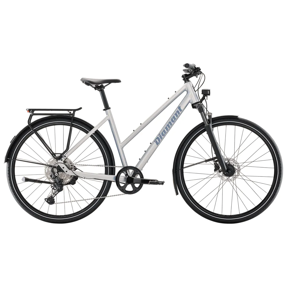 uPRISE Bikes Diamant Mahon Trip Plus Mid-Step 2025 Hybrid Bike - Halbmond | Price match, 365 day return s, 18-Month Warranty, Finance Available & Free UK Delivery