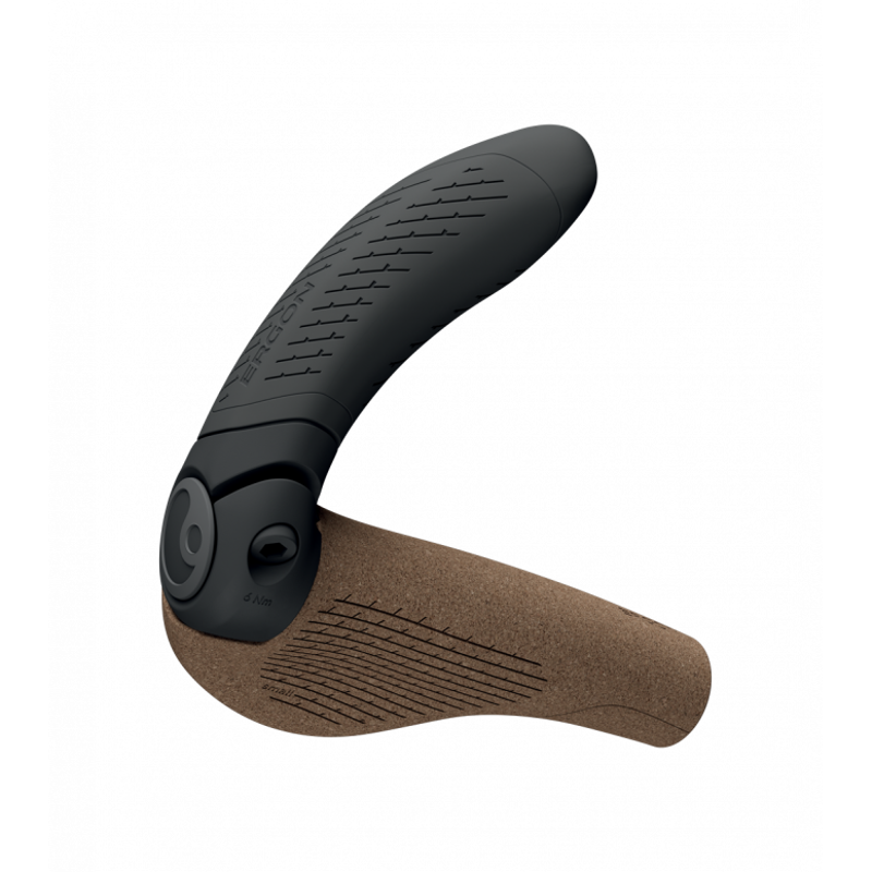 Ergon GP4 EVO Biokork Comfort Grips - Brown/Black-2