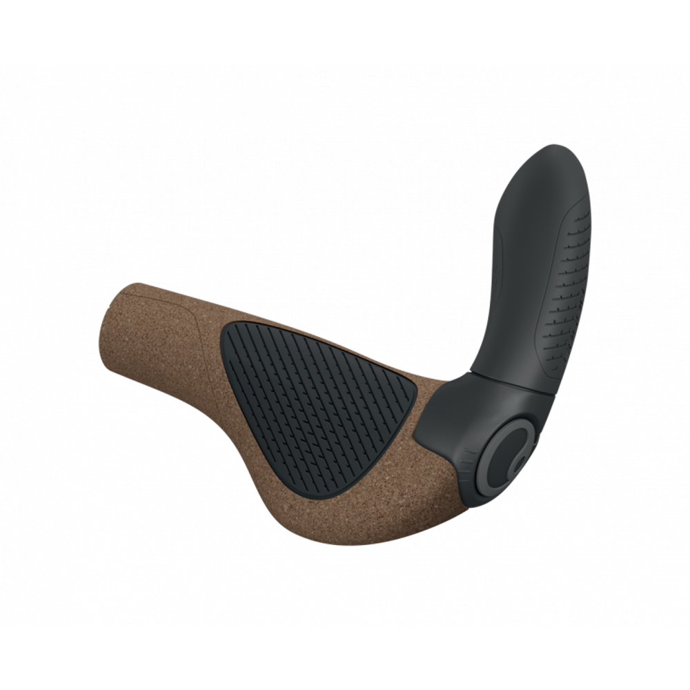 uPRISE Bikes Ergon GP4 EVO Biokork Comfort Grips - Brown/Black | Price match, 365 day returns, 18-Month Warranty, Finance Available & Free UK Delivery