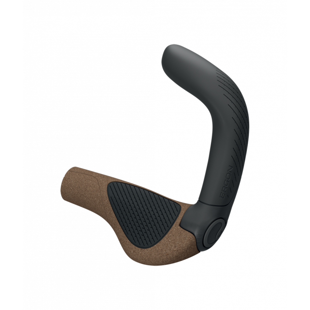 uPRISE Bikes Ergon GP5 Evo Biokork Comfort Grips - Brown/Black | Price match, 365 day returns, 18-Month Warranty, Finance Available & Free UK Delivery
