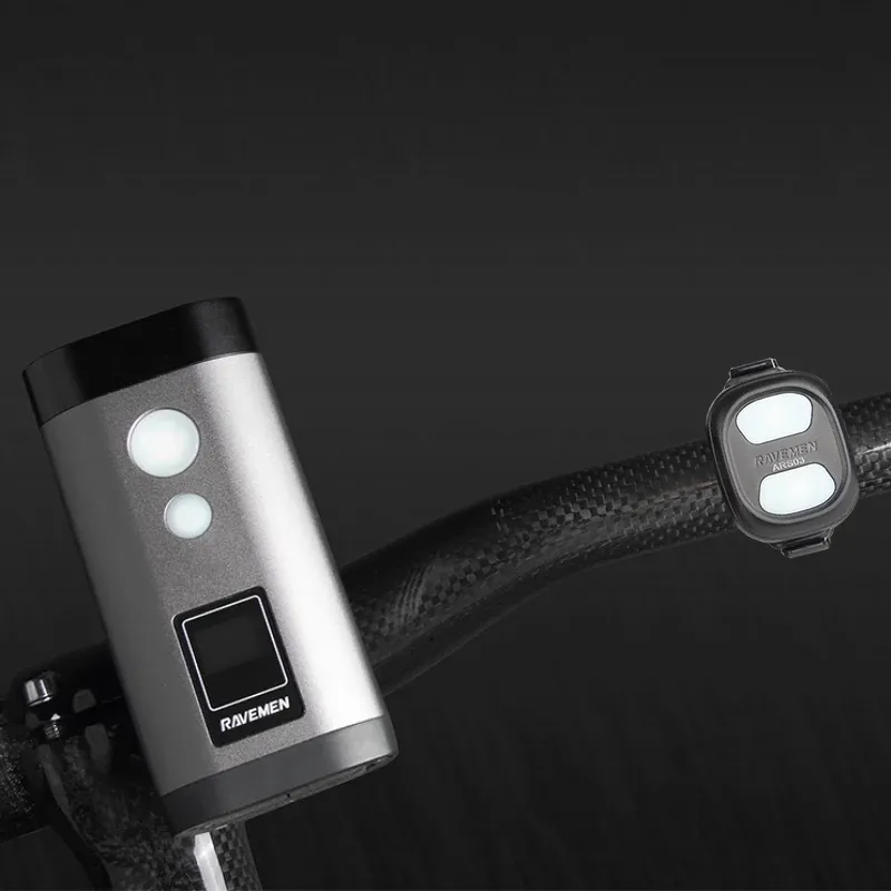 Ravemen PR2000 DuaLens USB 2000 Lumen Front Light - Grey/Black-4