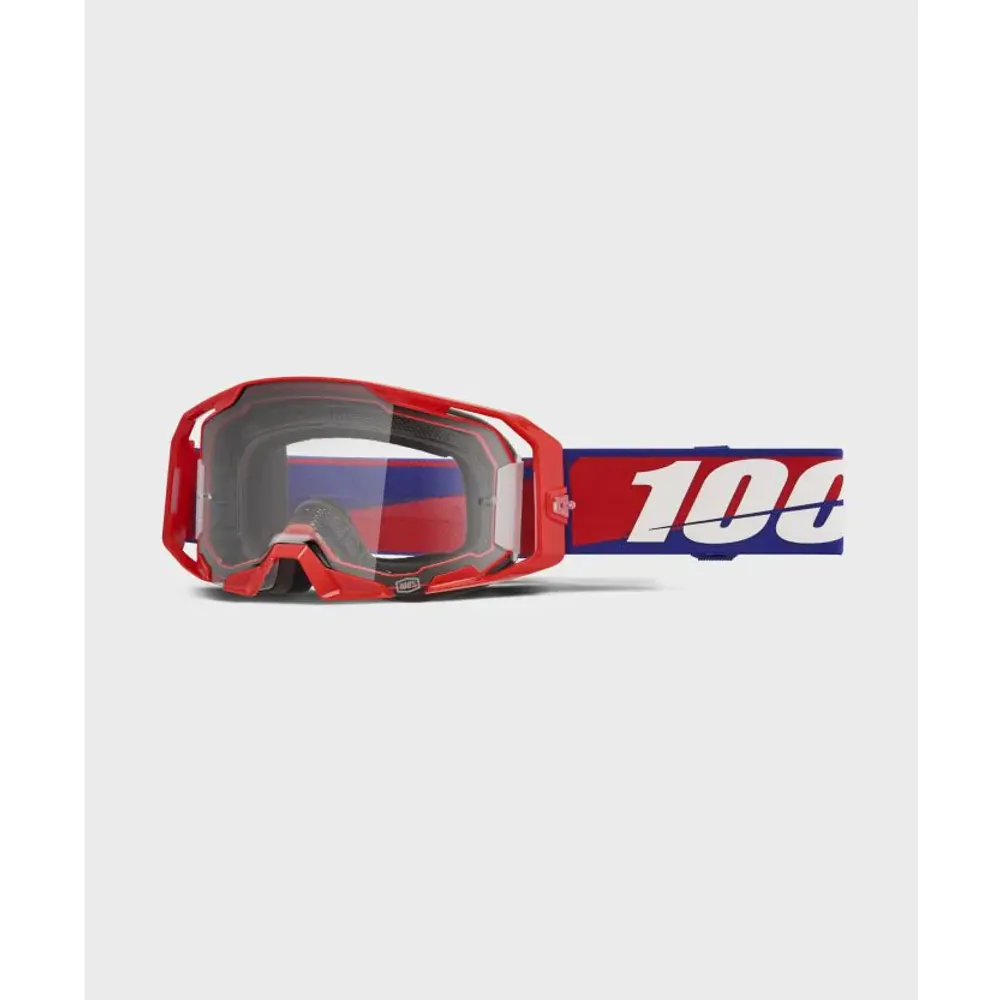 uPRISE Bikes 100 Percent Armatic Goggles - Best - Clear Lens | Price match, 365 day return s, 18-Month Warranty, Finance Available & Free UK Delivery