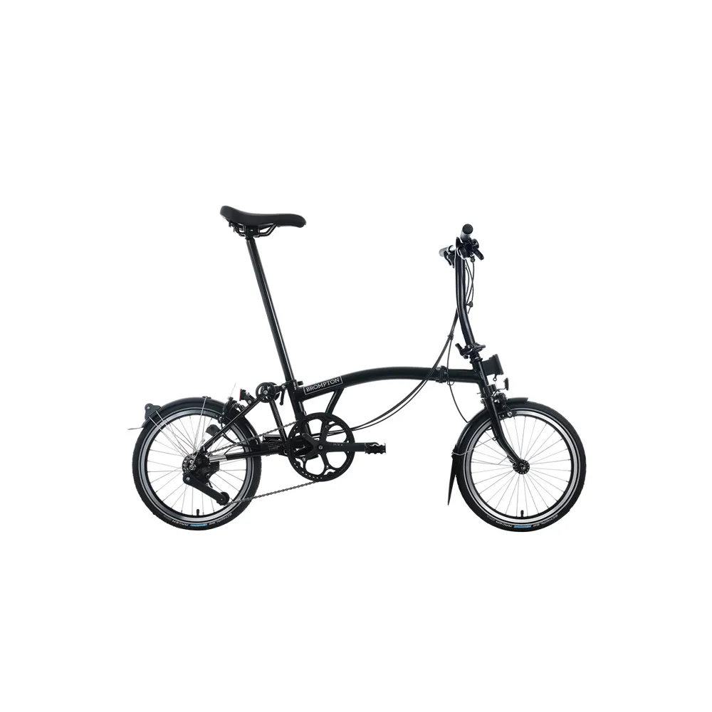 uPRISE Bikes Brompton C Line 4 Speed Low Bar 2026 Folding Bike - Matt Black | Price match, 365 day returns, 18-Month Warranty, Finance Available & Free UK Delivery