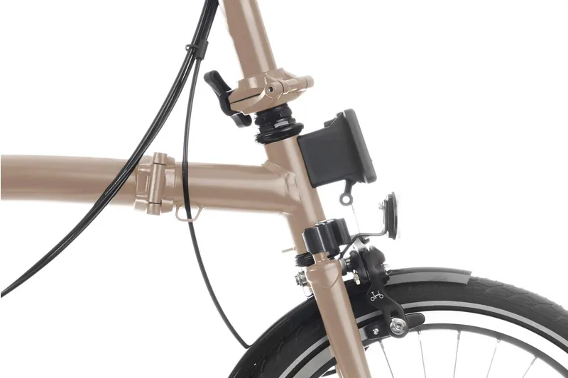 Brompton C Line 12 Speed High Bar 2026 Folding Bike - Dune Sand-4