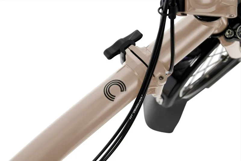 Brompton C Line 12 Speed High Bar 2026 Folding Bike - Dune Sand-7