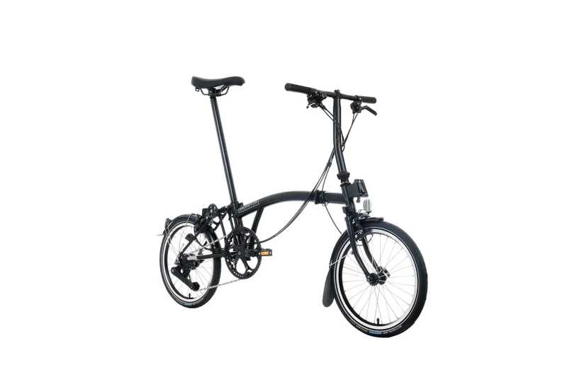 Brompton C Line 4 Speed Low Bar Ext Post 2026 Folding Bike - Matt Black-1