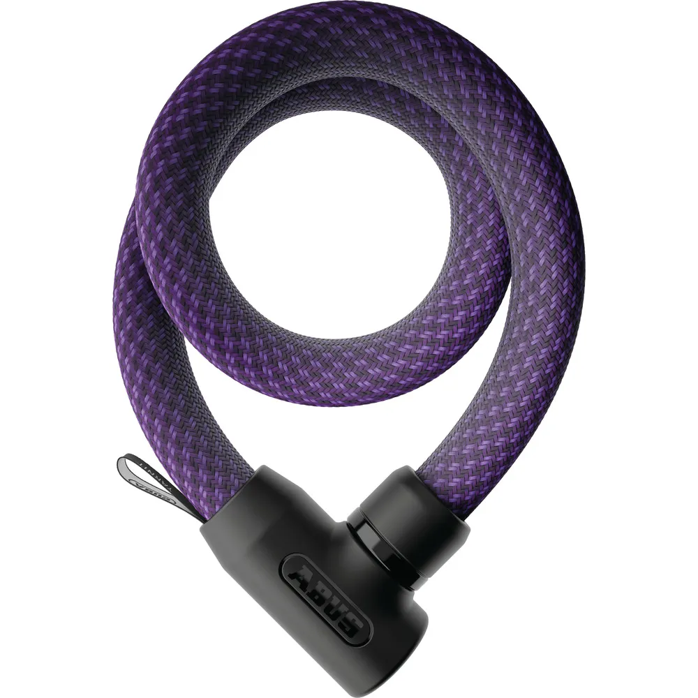 uPRISE Bikes Abus Yarnit 4004K/110 Keyed Cable Lock - Purple | Price match, 365 day return s, 18-Month Warranty, Finance Available & Free UK Delivery