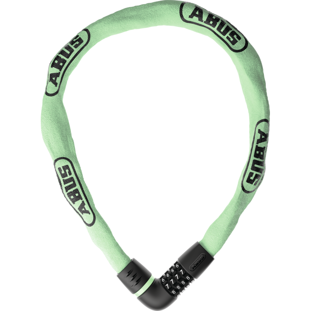 uPRISE Bikes Abus 6807C/110 Combination Chain Lock - Sage Green | Price match, 365 day returns, 18-Month Warranty, Finance Available & Free UK Delivery