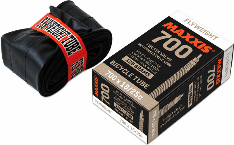 Maxxis FlyWeight 700 x 18 - 25c  Inner Tube - 48mm Presta RVC
