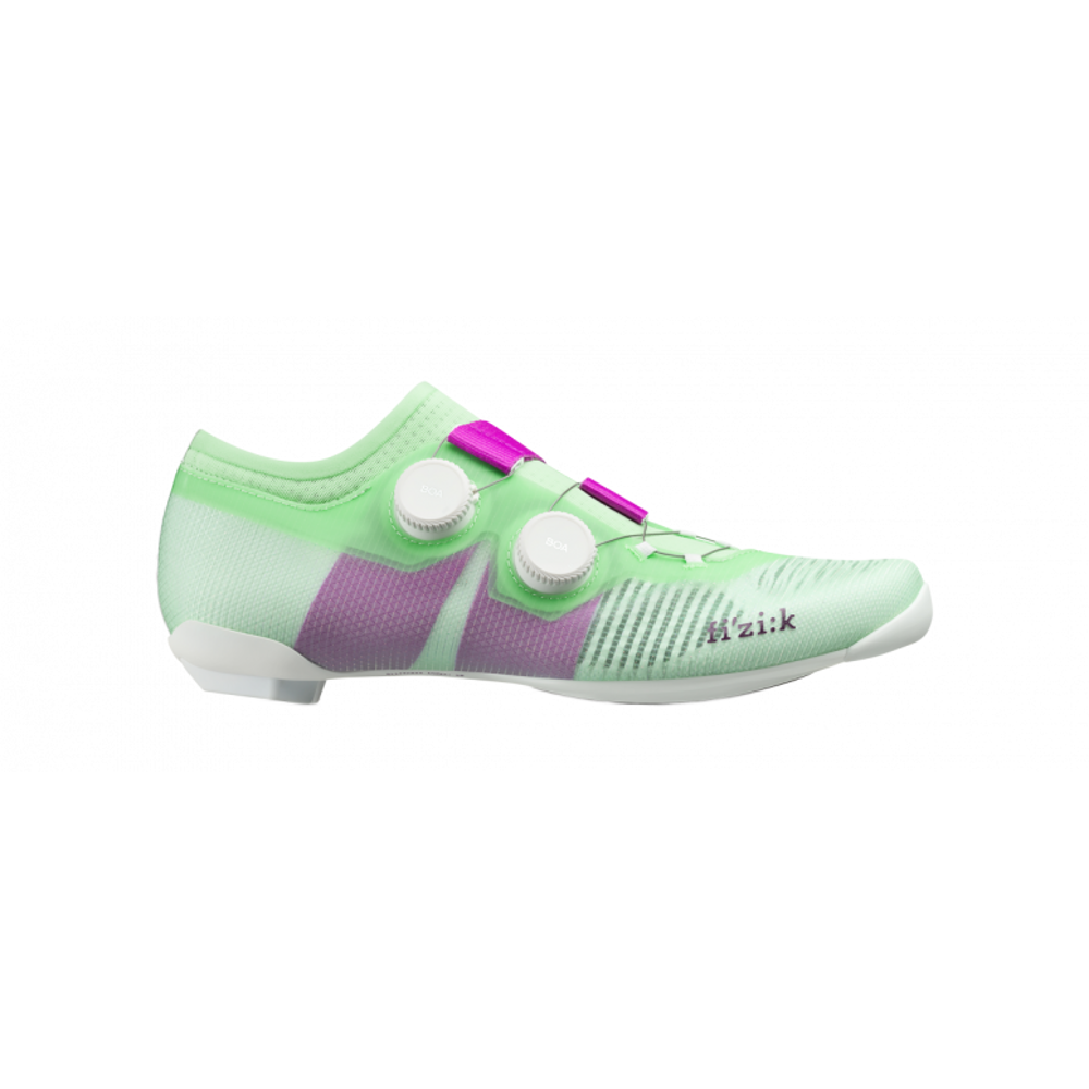 uPRISE Bikes Fizik Vento Vega Carbon Road Shoes - Purple/Green | Price match, 365 day returns, 18-Month Warranty, Finance Available & Free UK Delivery