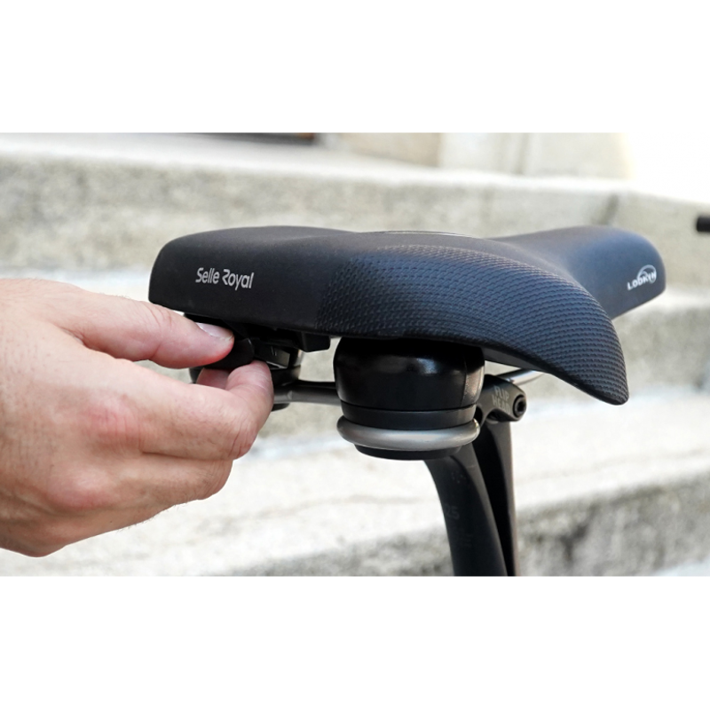 Selle Royal Lookin Evo Comfort Saddle - Relaxed - Black-4