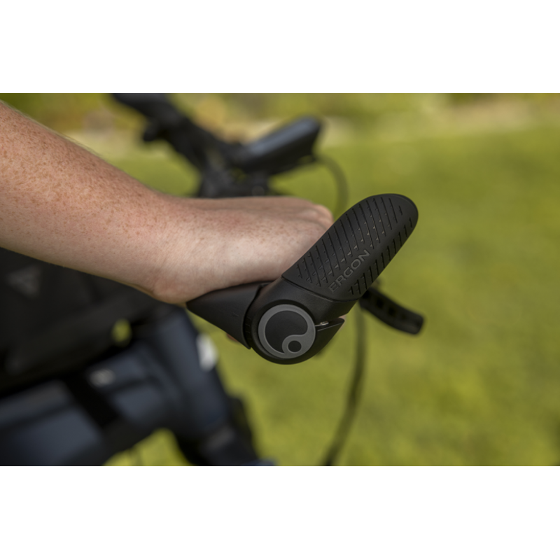 Ergon GP3 Evo Comfort Grips - Black/Grey-4