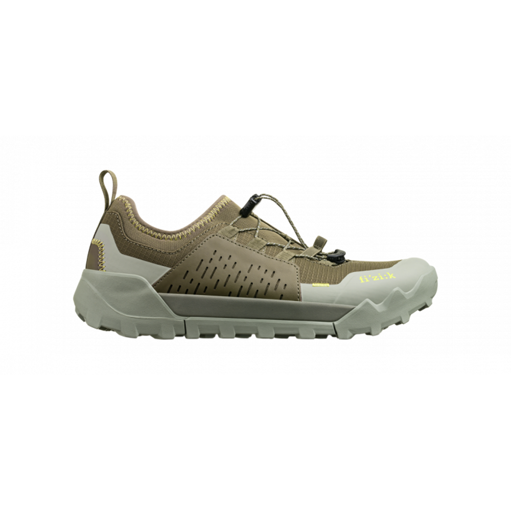 uPRISE Bikes Fizik Ergolace 2 Clip In MTB Shoes - Green/Caramel | Price match, 365 day returns, 18-Month Warranty, Finance Available & Free UK Delivery