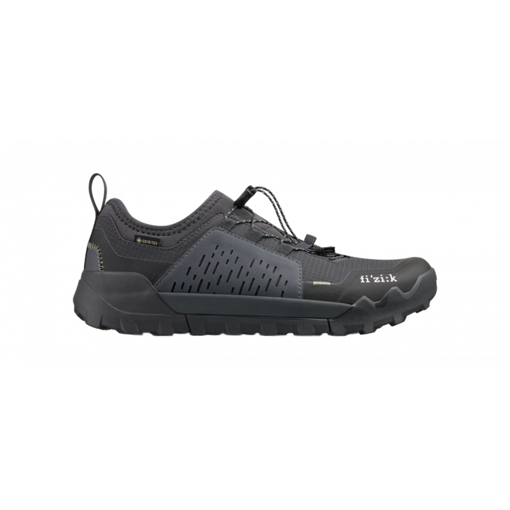 uPRISE Bikes Fizik Ergolace 2 GTX Flat MTB Shoes - Black | Price match, 365 day returns, 18-Month Warranty, Finance Available & Free UK Delivery
