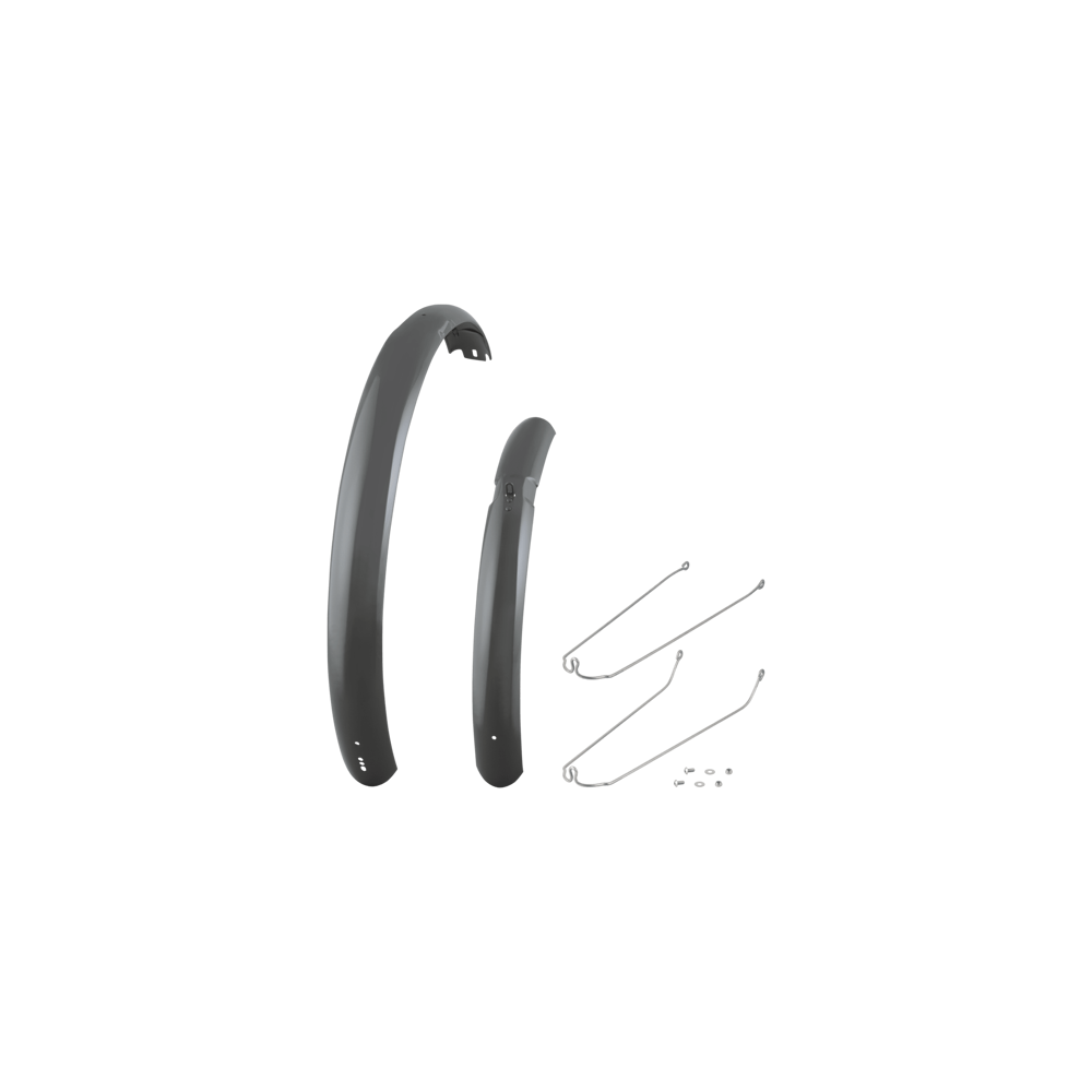 uPRISE Bikes Electra Loft GO! 700c Mudguard Set - Portobello Grey | Price match, 365 day return s, 18-Month Warranty, Finance Available & Free UK Delivery