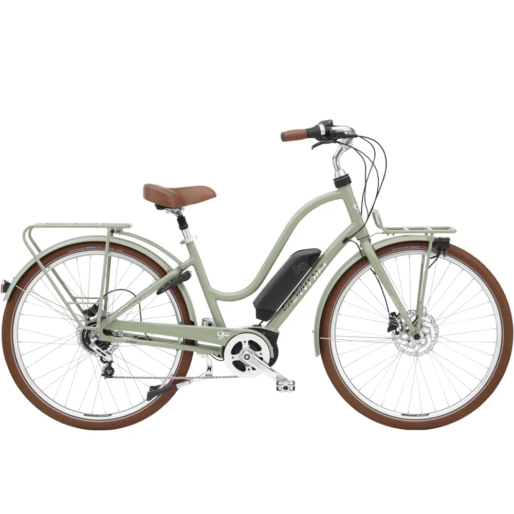 uPRISE Bikes Electra Townie Commute Go 5i Step Thru 2025 Women's Electric Bike - Medium - Green Tea | Price match, 365 day return s, 18-Month Warranty, Finance Available & Free UK Delivery