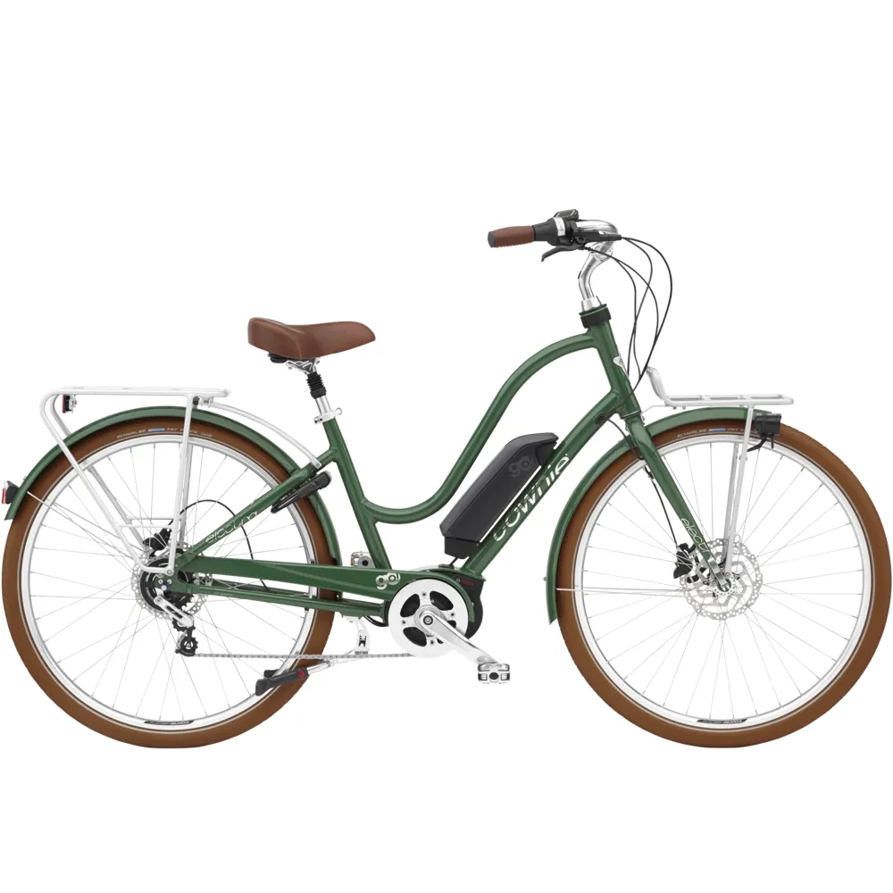 uPRISE Bikes Electra Townie Commute Go 5i Step Thru 2025 Women's Electric Bike - Medium - Racing Green | Price match, 365 day return s, 18-Month Warranty, Finance Available & Free UK Delivery