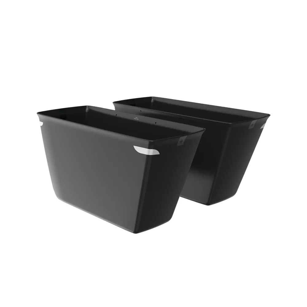 uPRISE Bikes Trek Trek Fetch+ 2 Rear Pannier Kit - Black | Price match, 365 day return s, 18-Month Warranty, Finance Available & Free UK Delivery