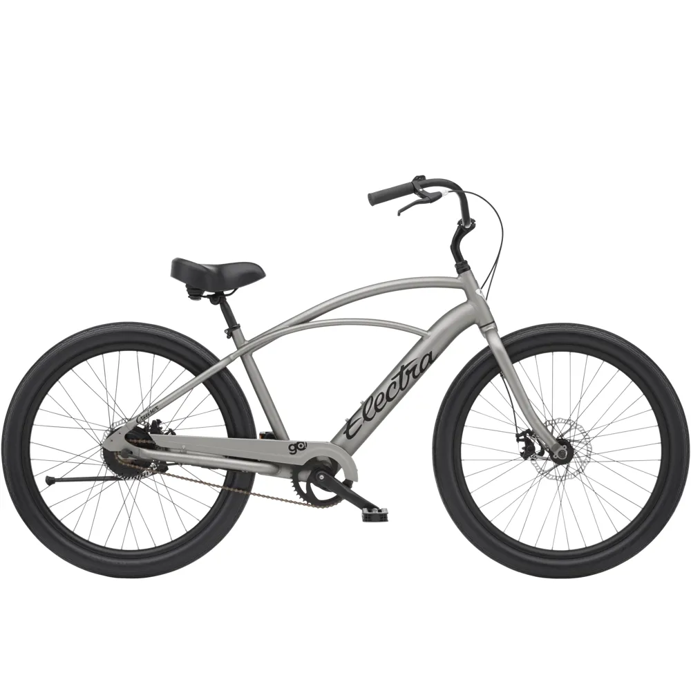 uPRISE Bikes Electra Cruiser Go Step Over 250wh 2025 Electric Bike - Medium - Titan | Price match, 365 day return s, 18-Month Warranty, Finance Available & Free UK Delivery