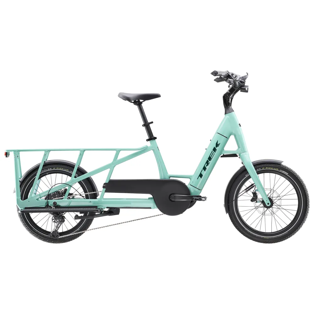 uPRISE Bikes Trek Fetch+ 2 20w 2025 Electric Cargo Bike - Blue Sage - Large | Price match, 365 day return s, 18-Month Warranty, Finance Available & Free UK Delivery
